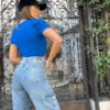 Wide Leg Cargo Nevado Claro Art. 498