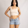 IMGL3235 Art. Sh-126 | Short Latte Nevado Tiro Bajo H/N