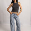 Art. 707 | Wide Leg Matizado Oxido Doble Bolsillo