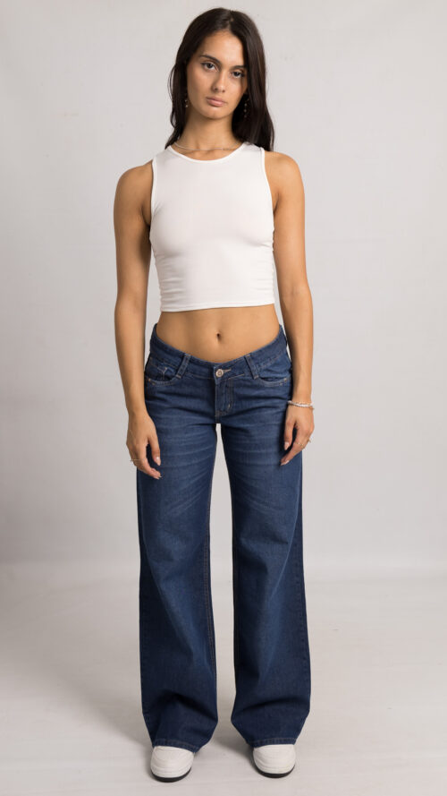 IMGL4309 Art. 708 | Wide Leg Azul Tiro Bajo Ruedo