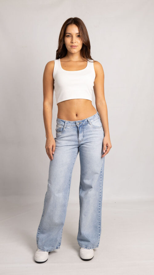 Art. 730 | Wide Leg Nevado Doble Bolsillo