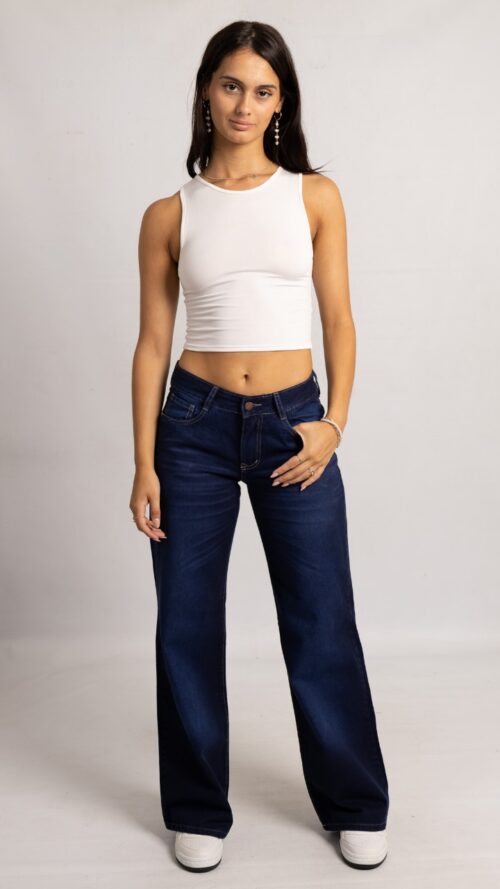 Art. 710 | Wide Leg Pardo H/Biege x