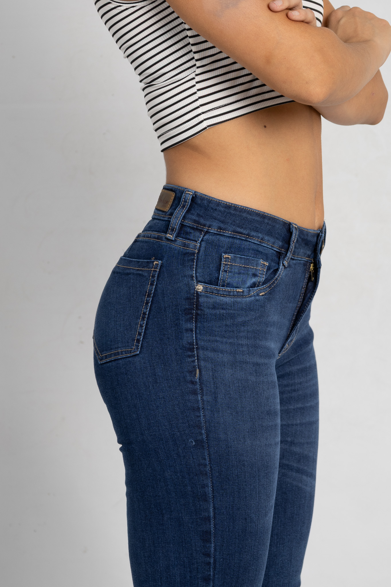 Art. 760 | Oxford Azul Largo Detalle Bolsillo H/B