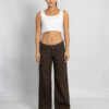 Art. 755 | Wide Leg Verde Tiro Bajo