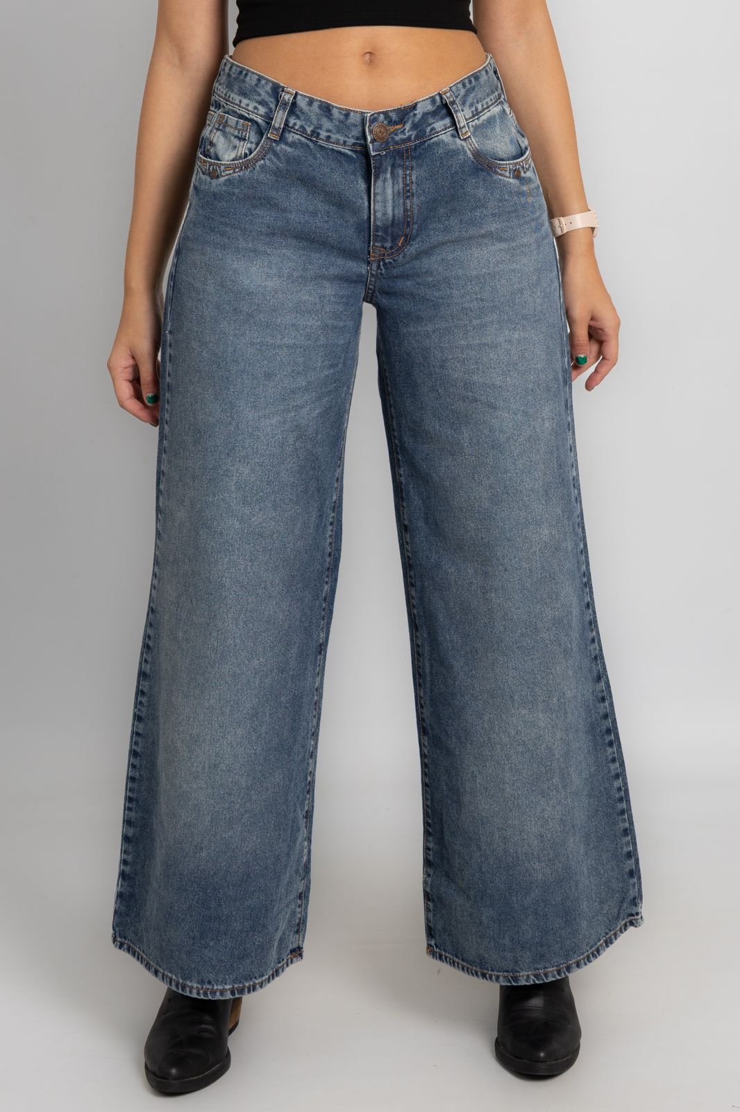 Art. 770 l Mega Wide Leg Oxido Tiro Medio H/N