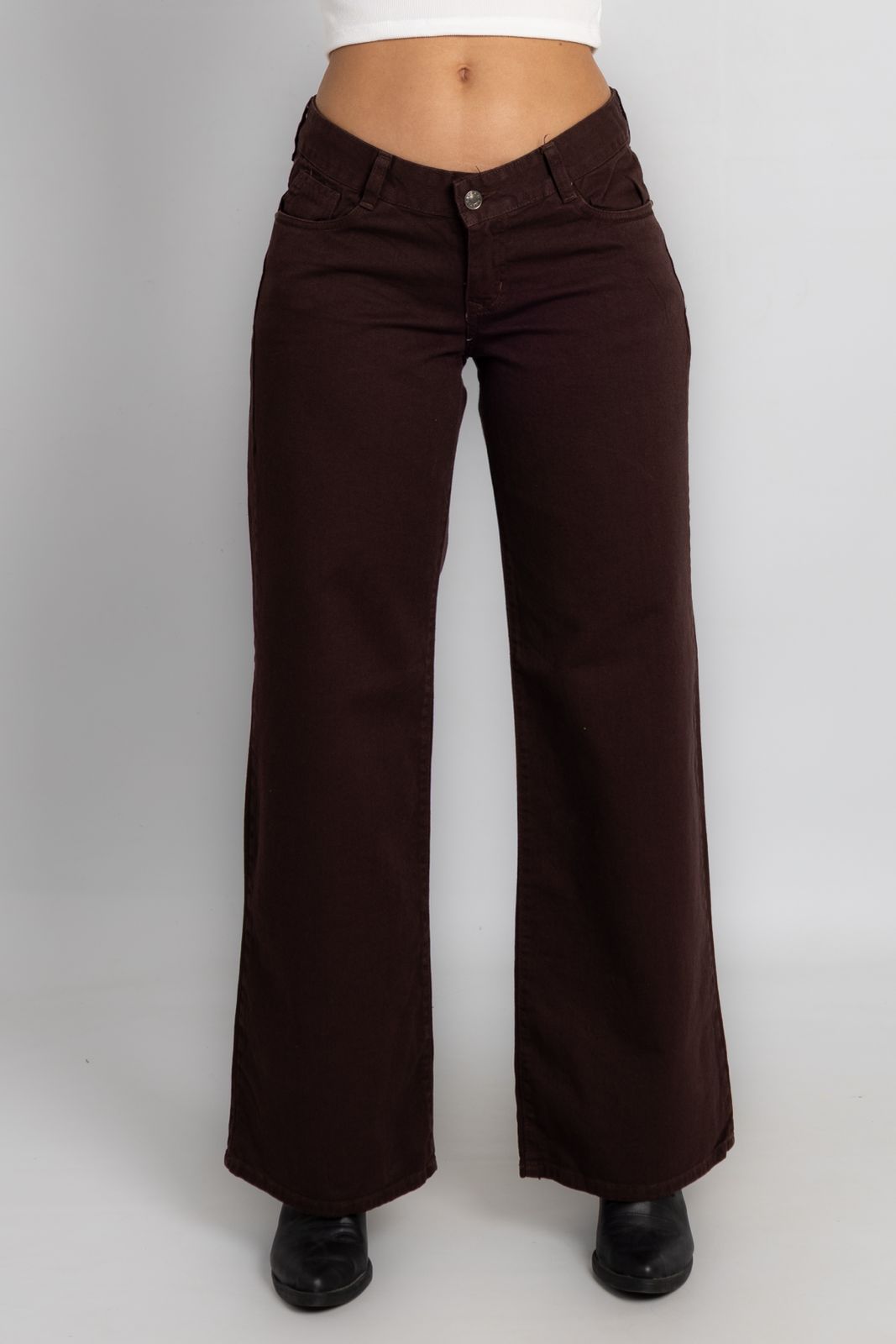 Art. 767 l Wide Leg Chocolate Tiro Bajo