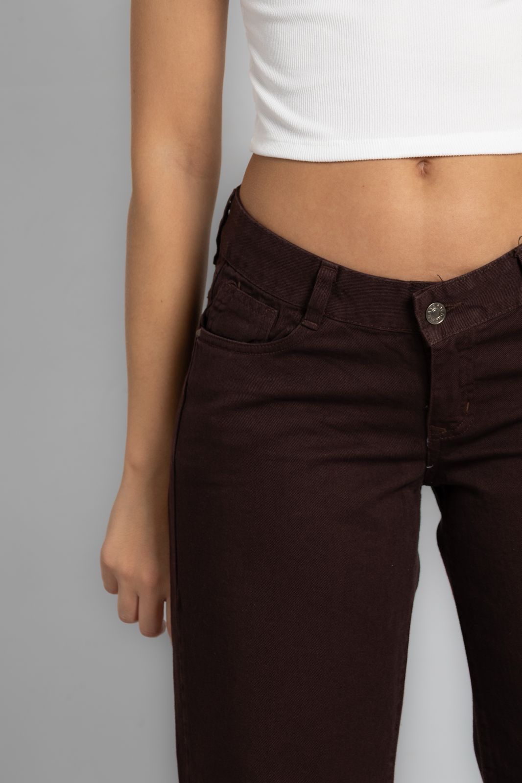 Art. 767 l Wide Leg Chocolate Tiro Bajo