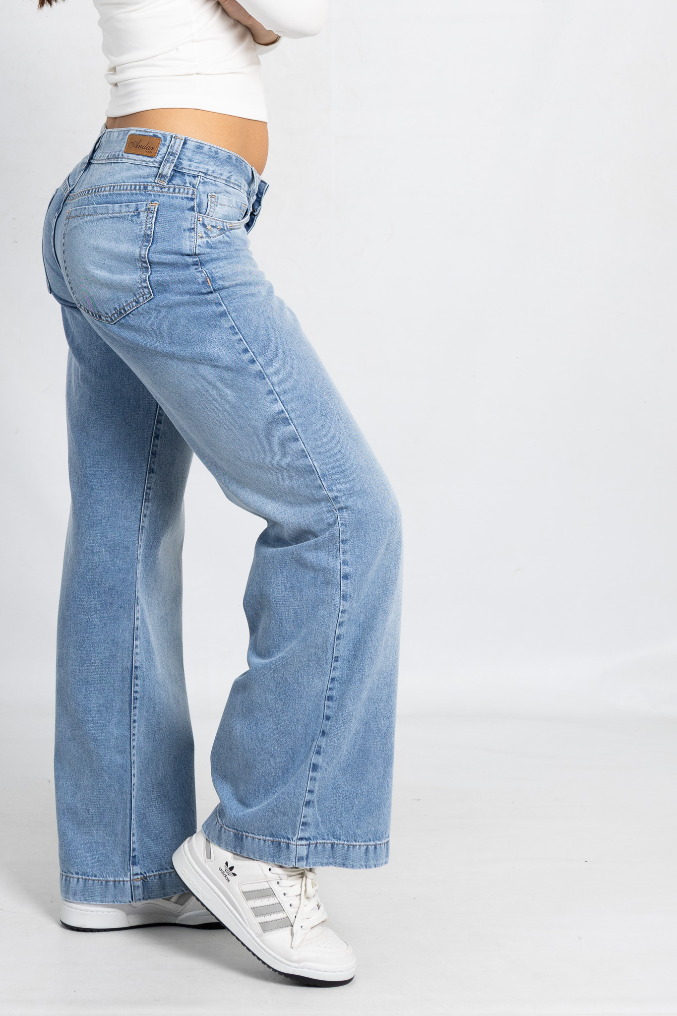Art. 790 l Wide Leg Victoria Nevado Ruedo Ancho H/B