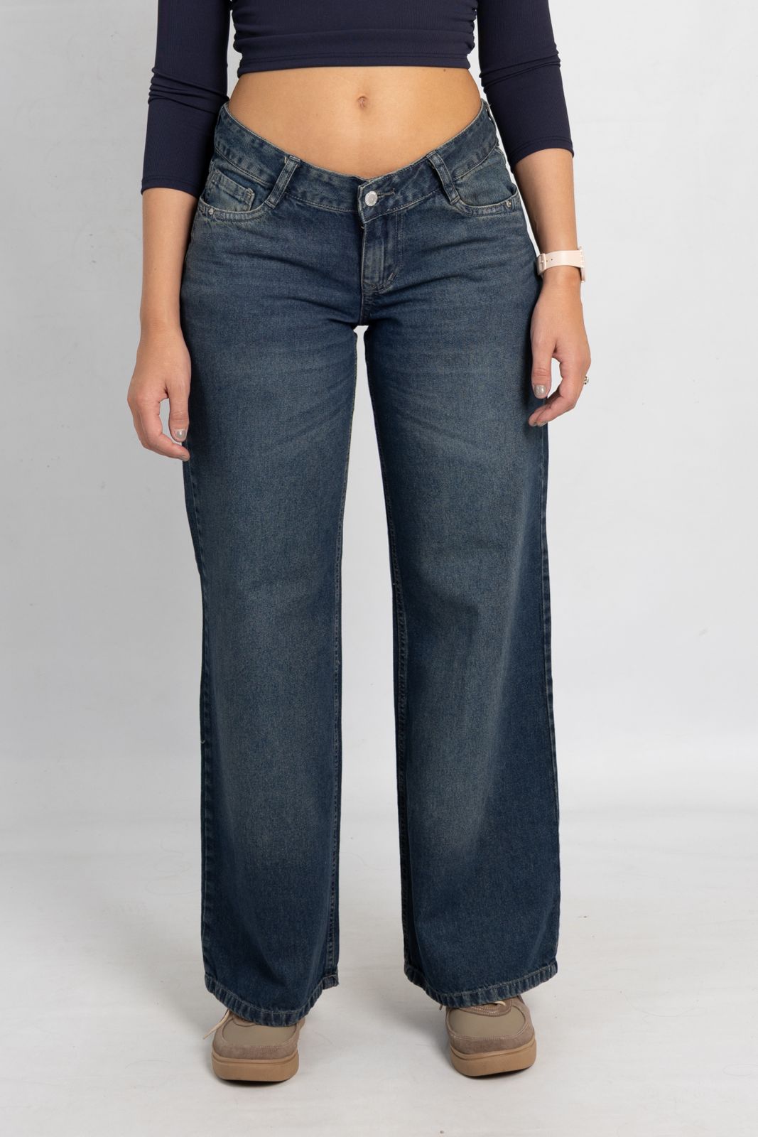 Art. 777 l Wide Leg Oxido Hilo Gris