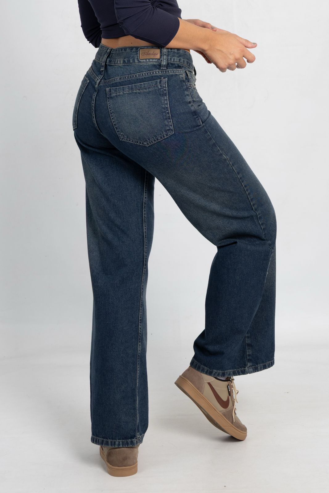 Art. 777 l Wide Leg Oxido Hilo Gris