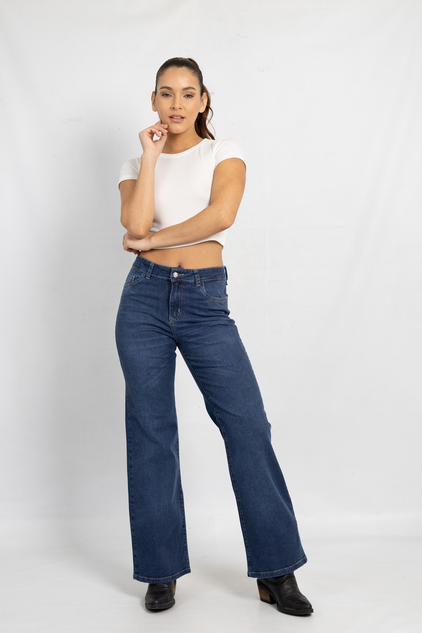 Art. 796 | Wide Leg Azul Elastizado