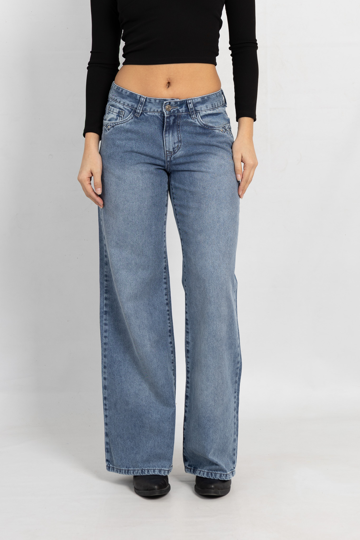 Art. 800 | Wide Leg Nevado Xio Hilo Gris