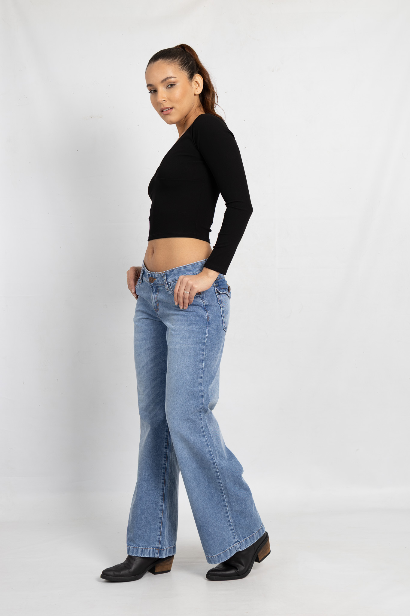 Art. 797 | Wide Leg Nevado Con Tapa Trasera