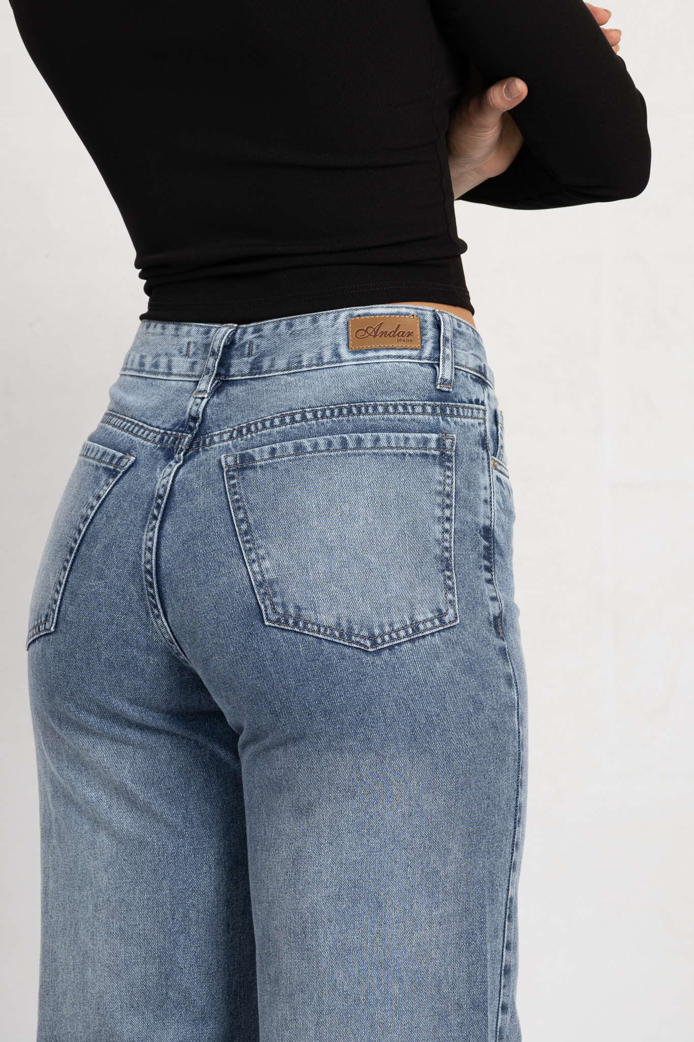 Art. 799 | Wide Leg Mary Nevado Hilo Gris