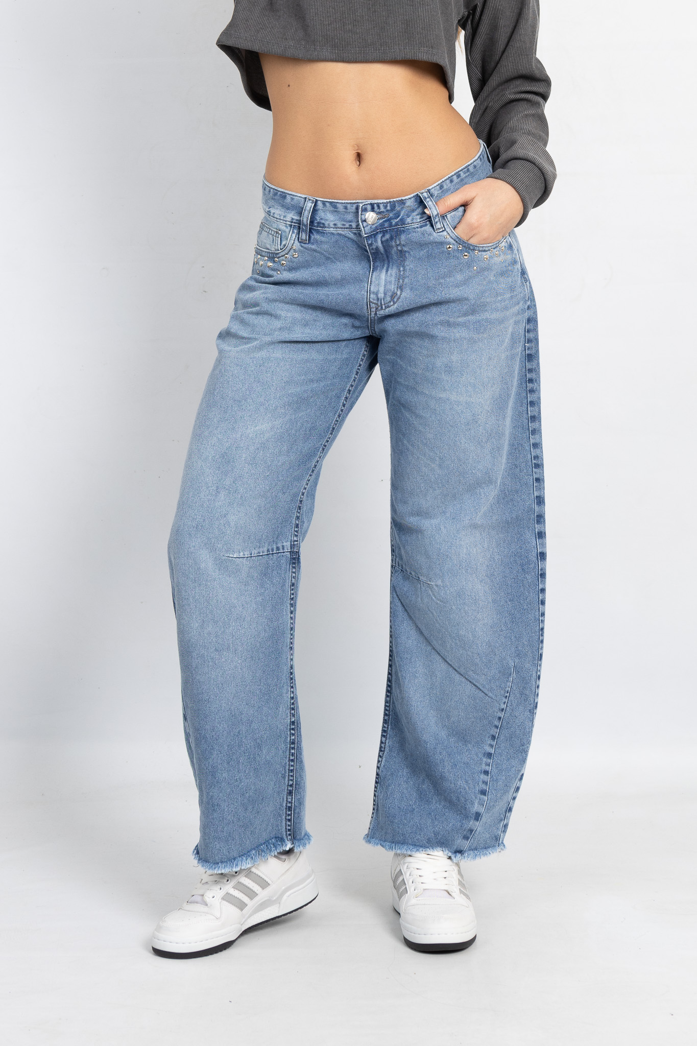 Art. 813 | Pant Star Nevado H/Gris C/Tachas