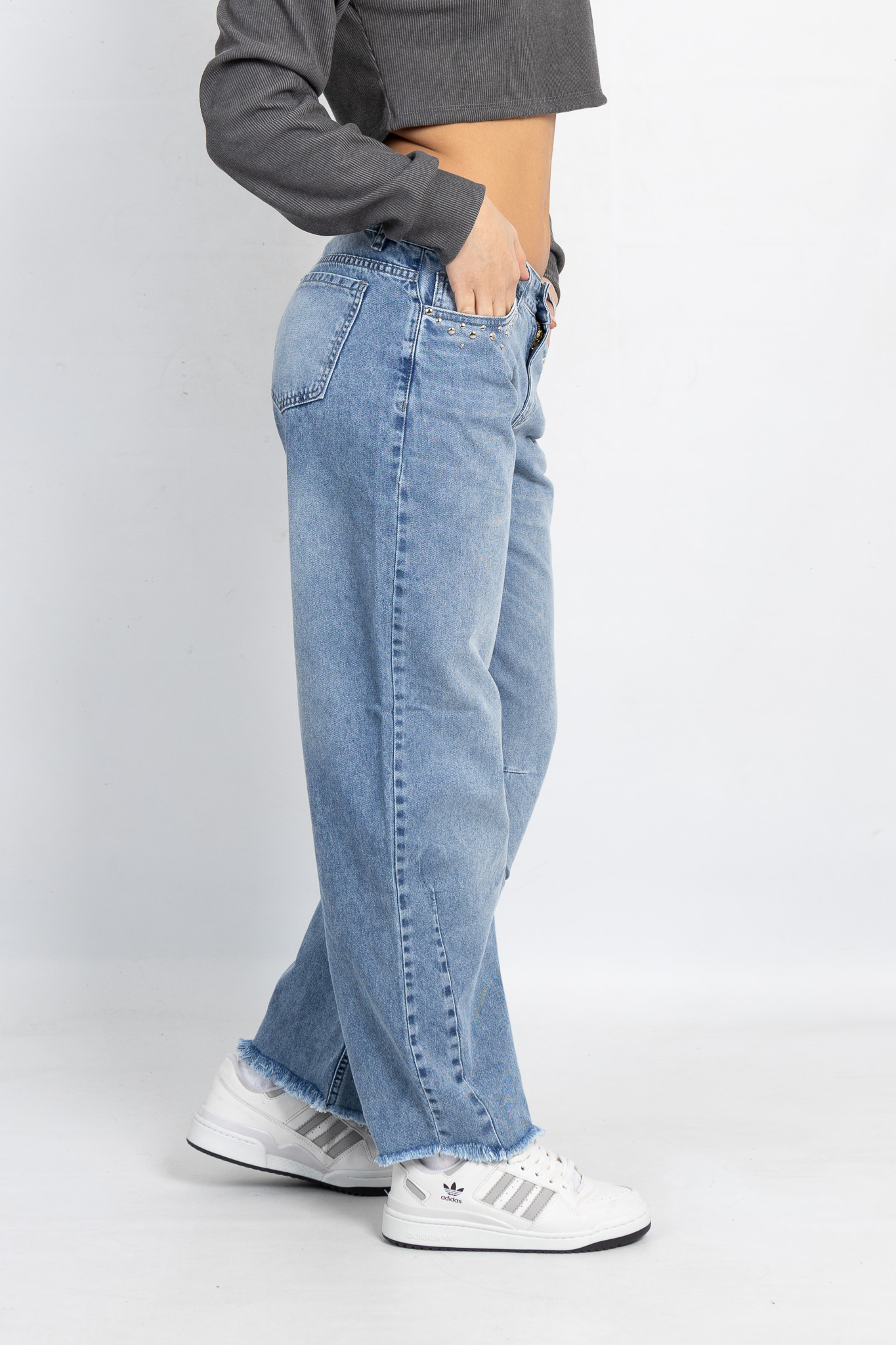 Art. 813 | Pant Star Nevado H/Gris C/Tachas