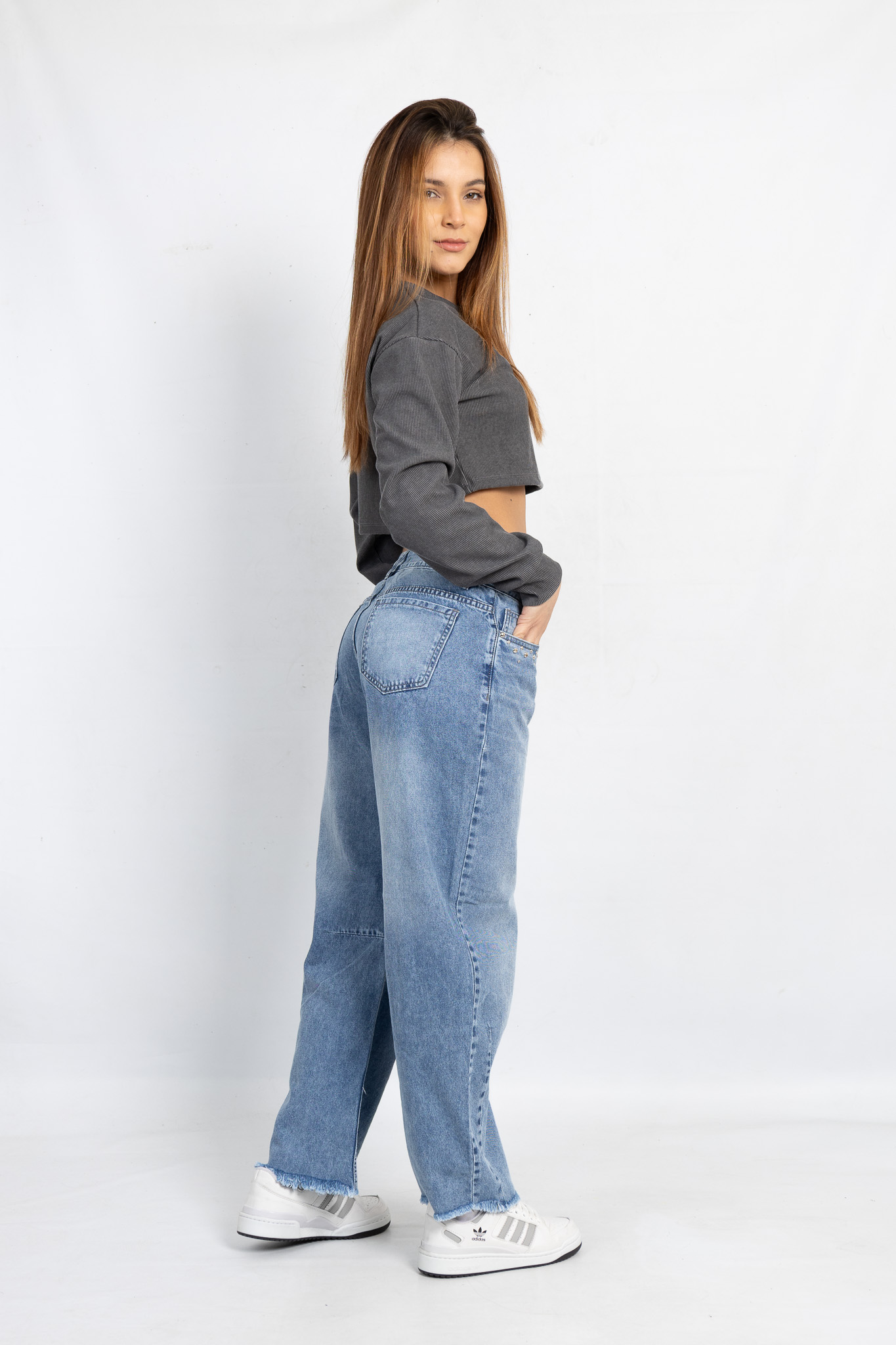 Art. 813 | Pant Star Nevado H/Gris C/Tachas