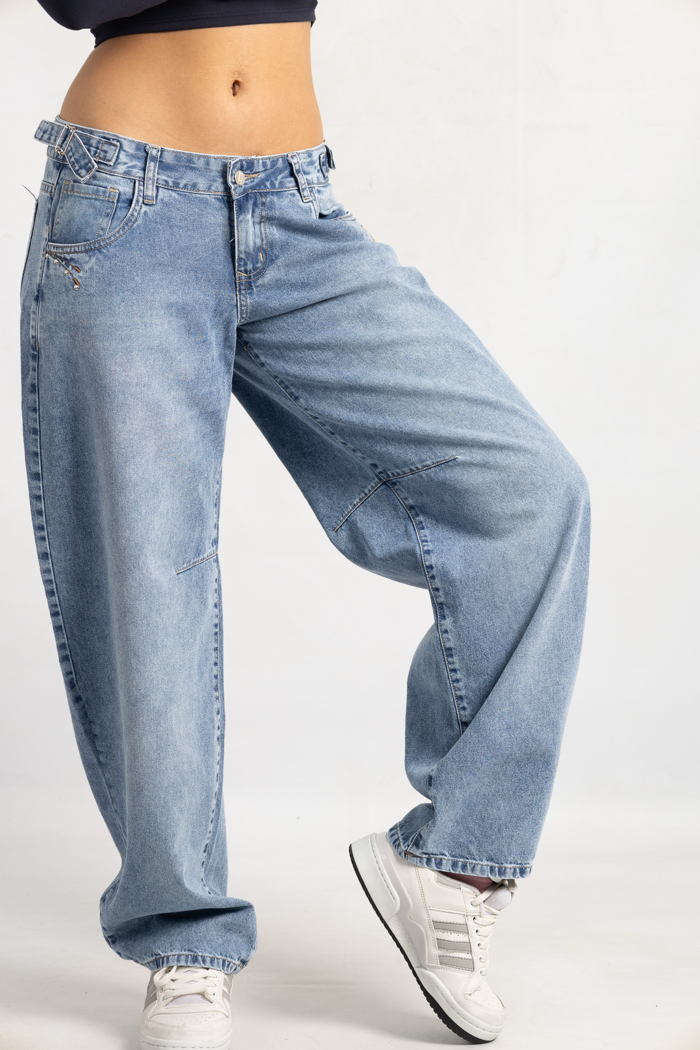 Art. 817 | Baggy Nevado C/Detalle bolsillo C/Hebilla