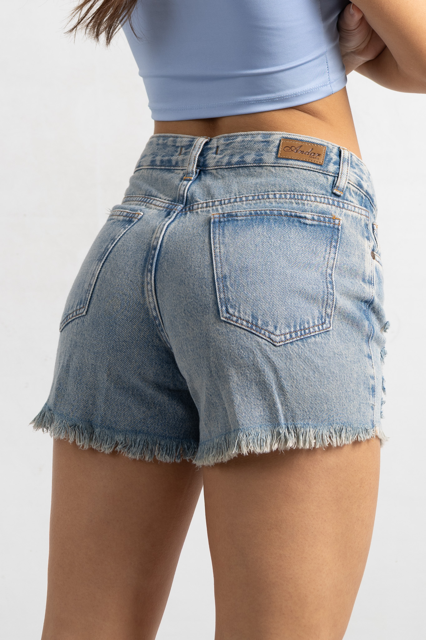 IMGL6898 Art. Sh-129 | Short Oxido Roto Tiro Alto H/N