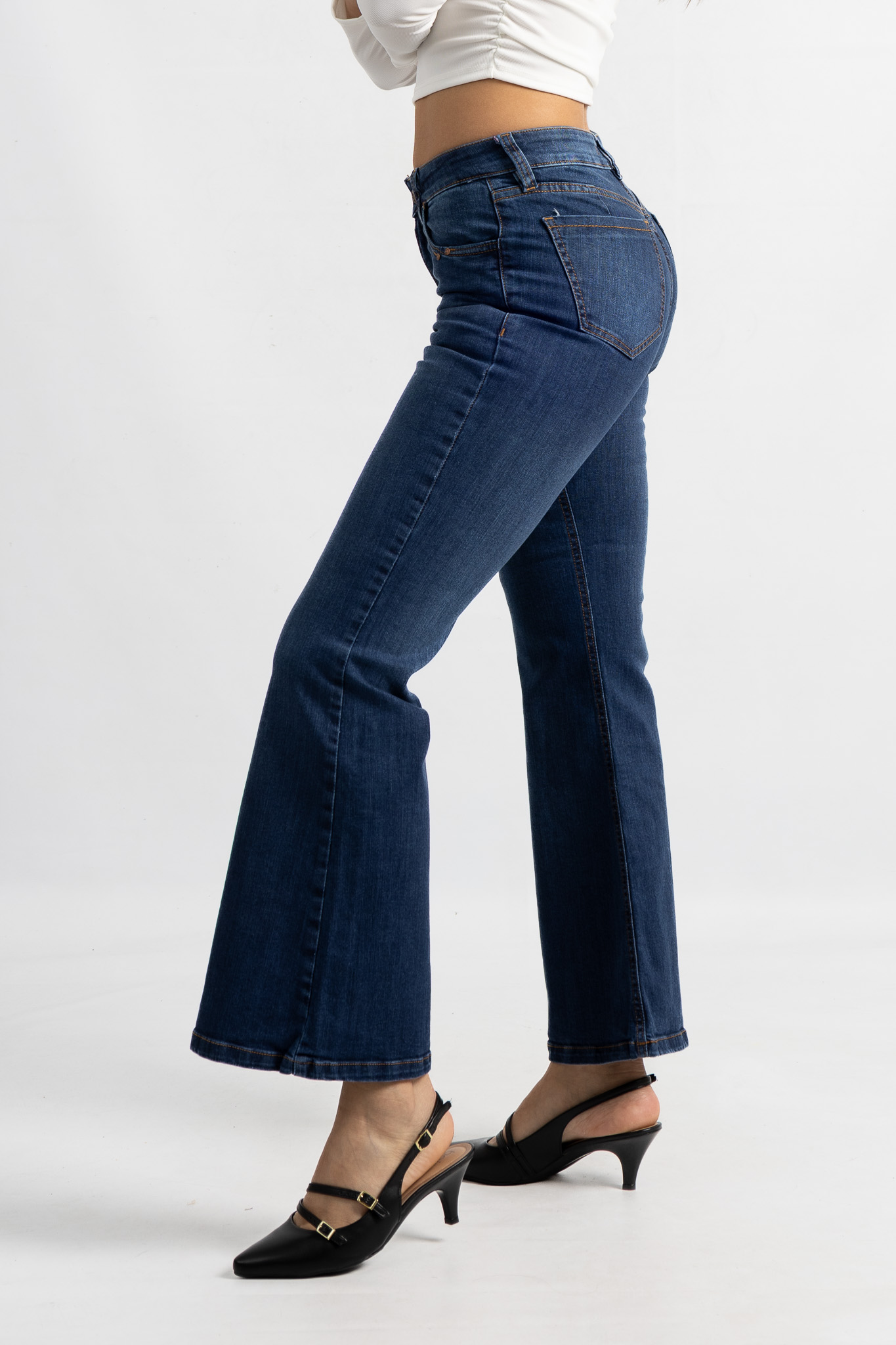 Art. 824 | Oxford Azul Largo Detalle Bolsillo H/M