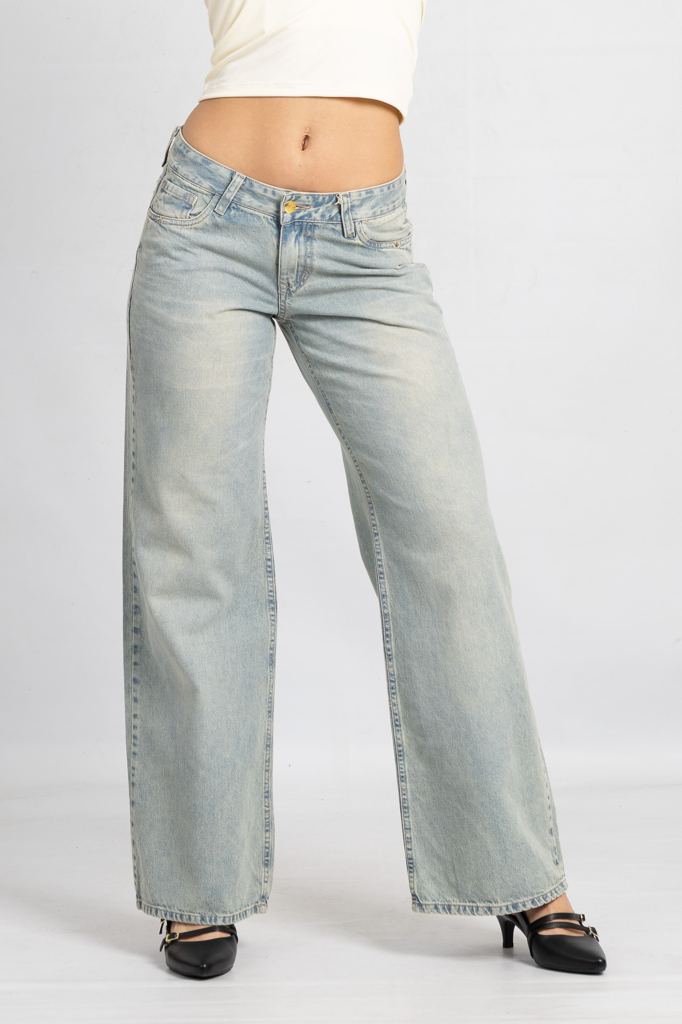 Art. 829 | Wide leg Matizado con Detalle Bolsillo