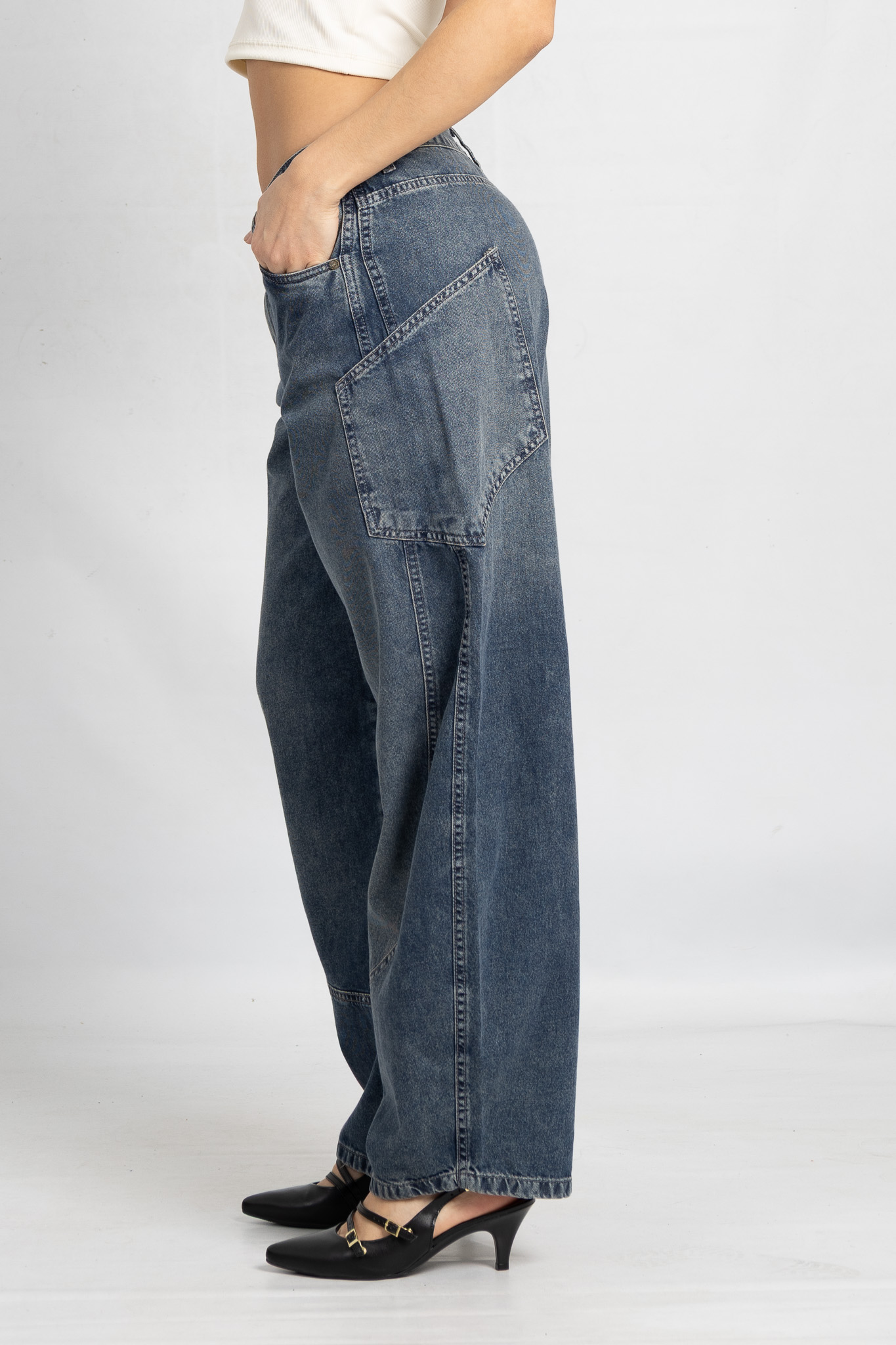 Art. 836 | Baggy Oxido Bolsillo Asimetrico