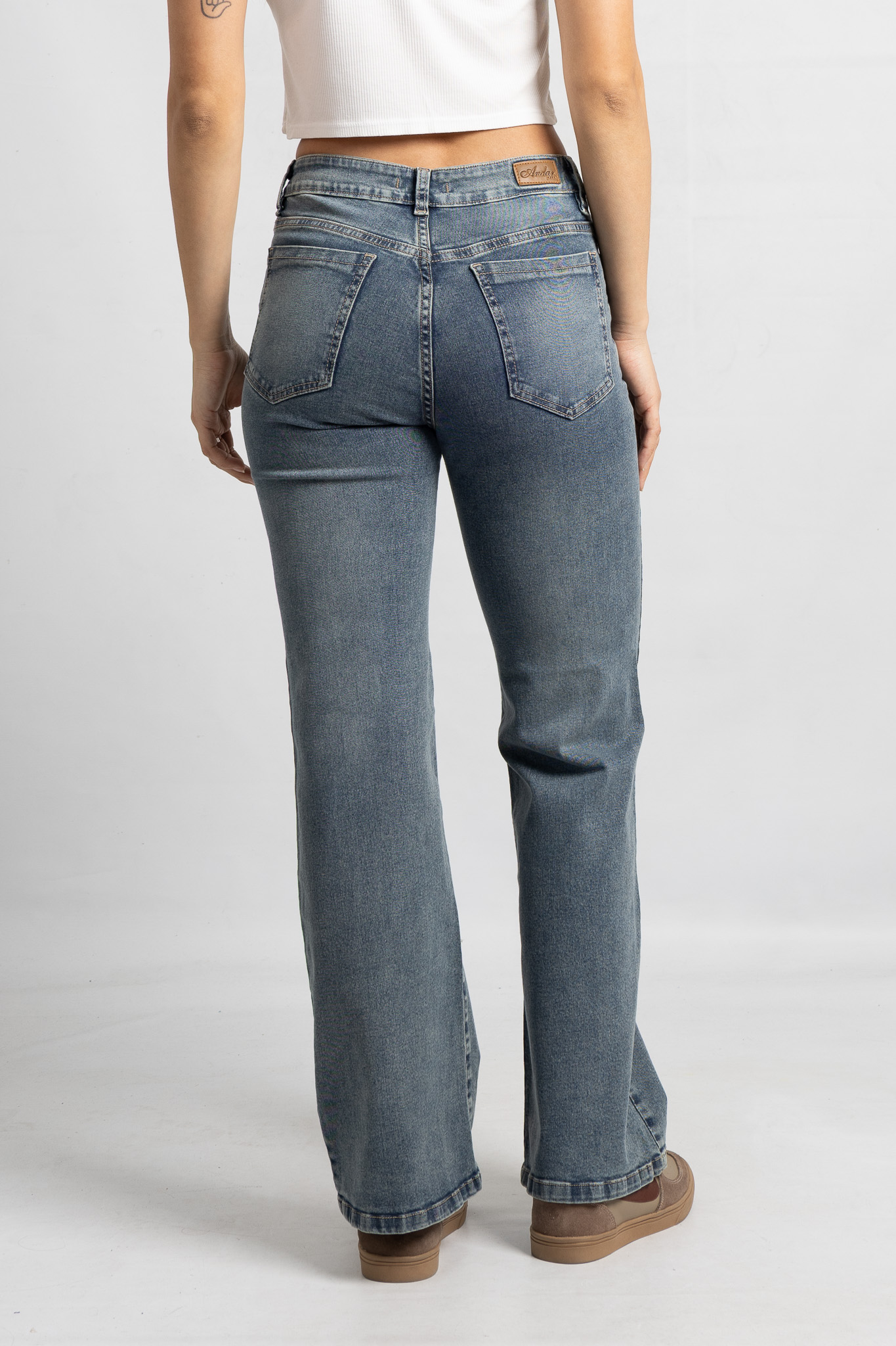 Art. 844 | Wide Leg Matizado Elastizado T/Alto