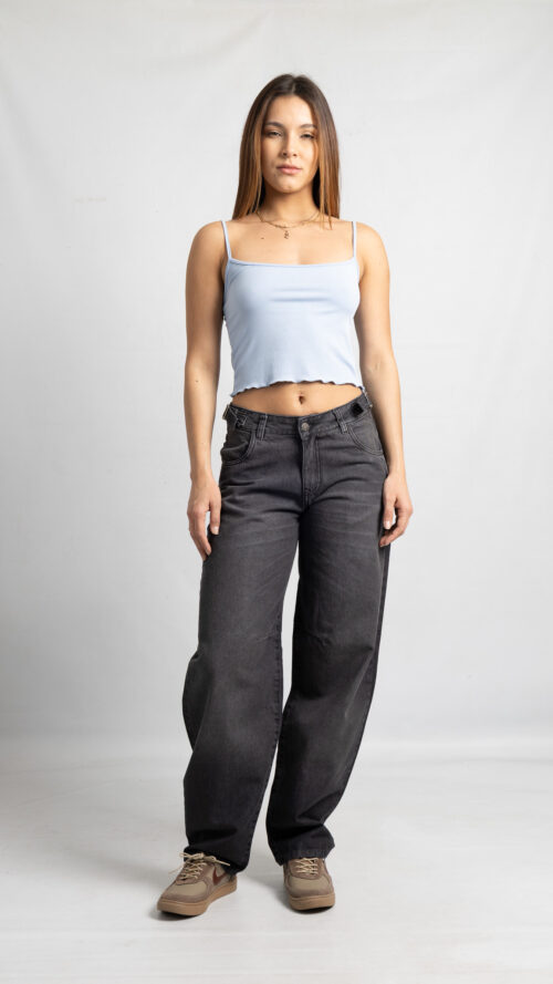 Art. 853 | Baggy Gris C/Hebilla