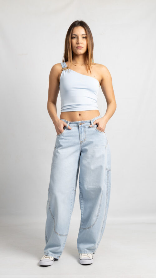 Art. 846 | Baggy Nevado Bolsillo Asimetrico H/M