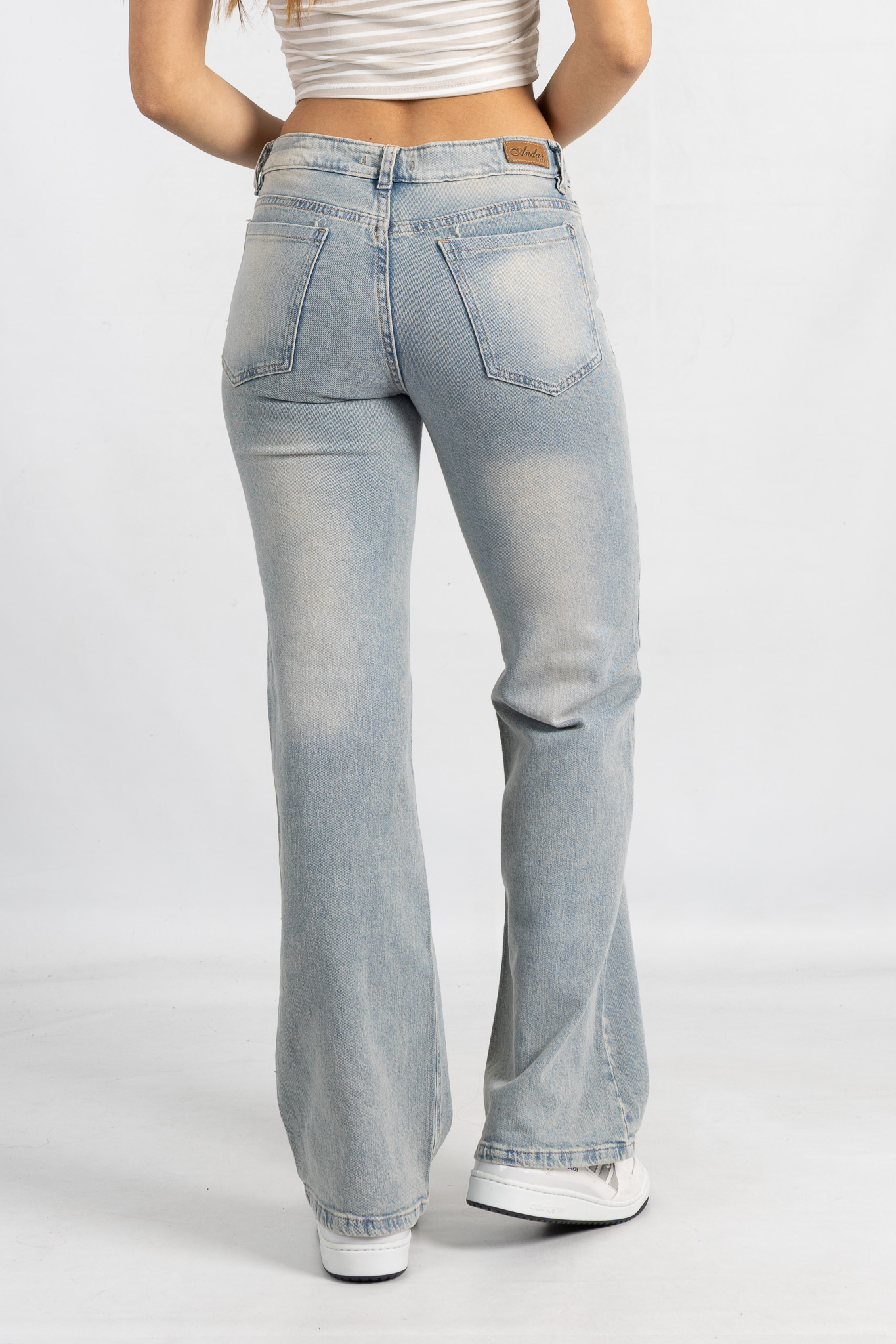 Art. 860 | Wide Leg Matizado Elastizado B/Verde
