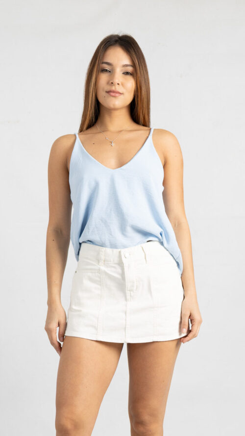 IMGL7840 Art. Sh-151 | Short Pollera Natural Line