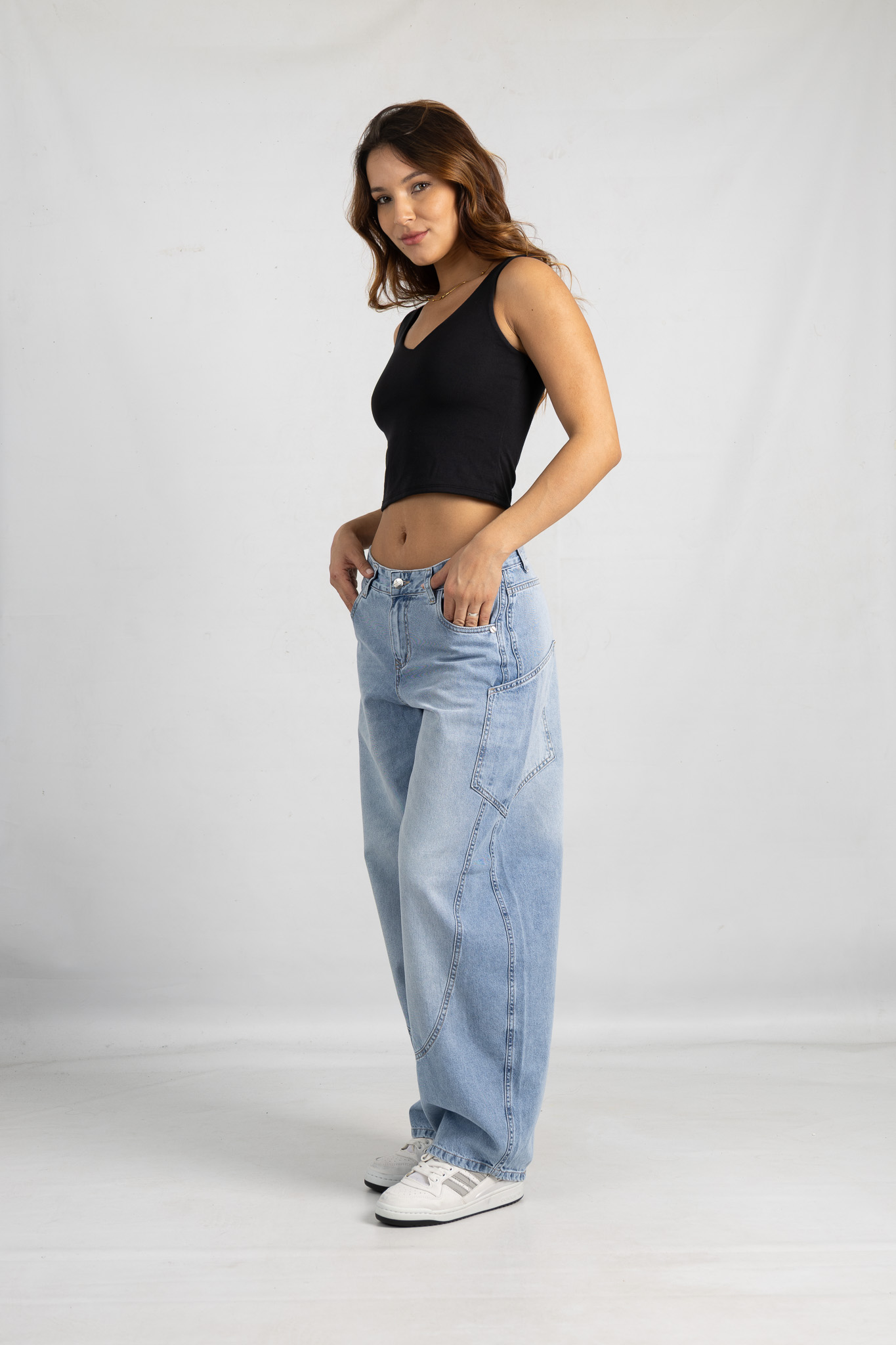 andar y versus jeans 21 de oct-039 Art. 872 | Baggy Nevado Bolsillo Asimetrico H/B