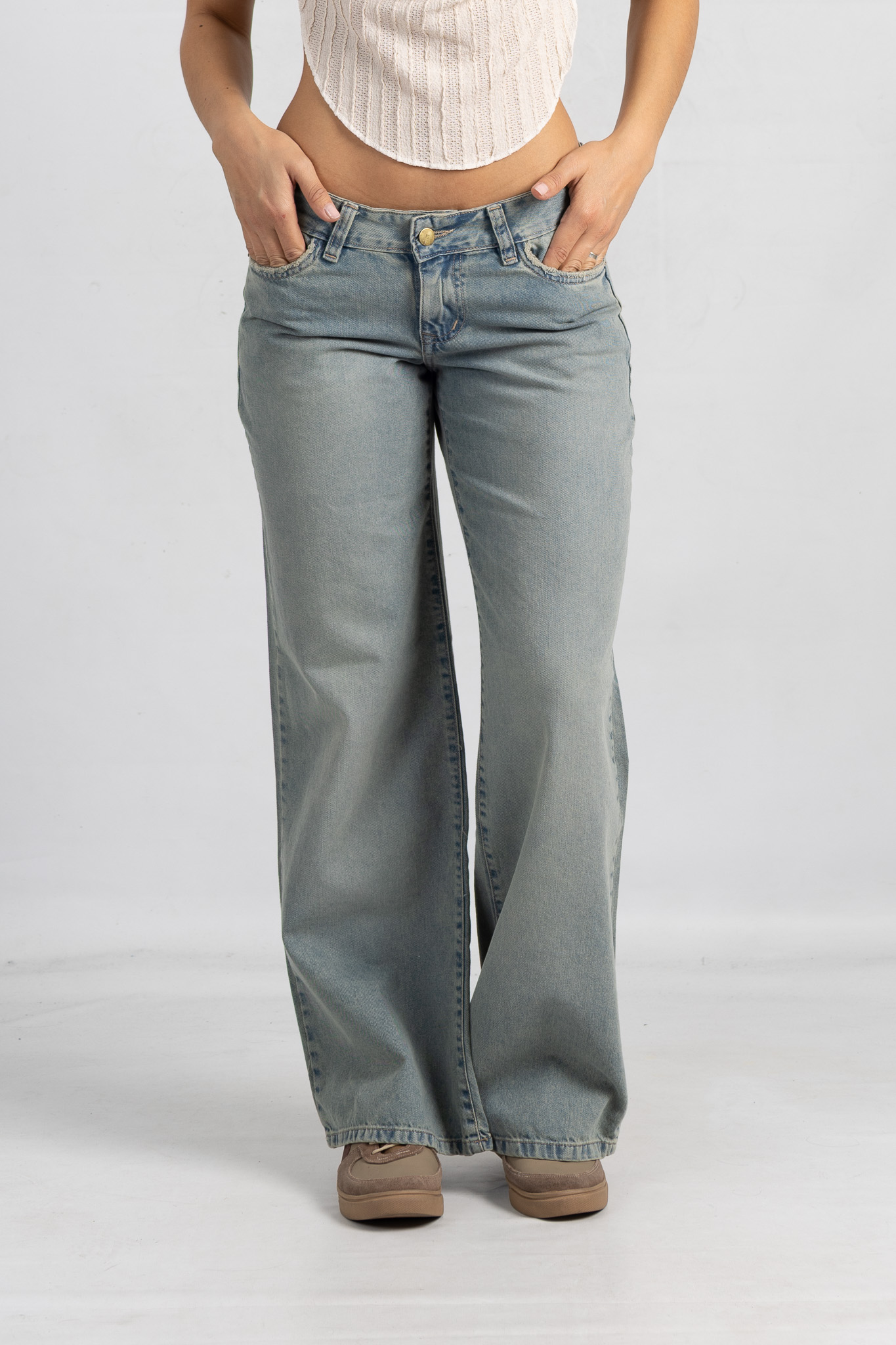 Art. 870 | Wide Leg Oxido Pulido Matizado