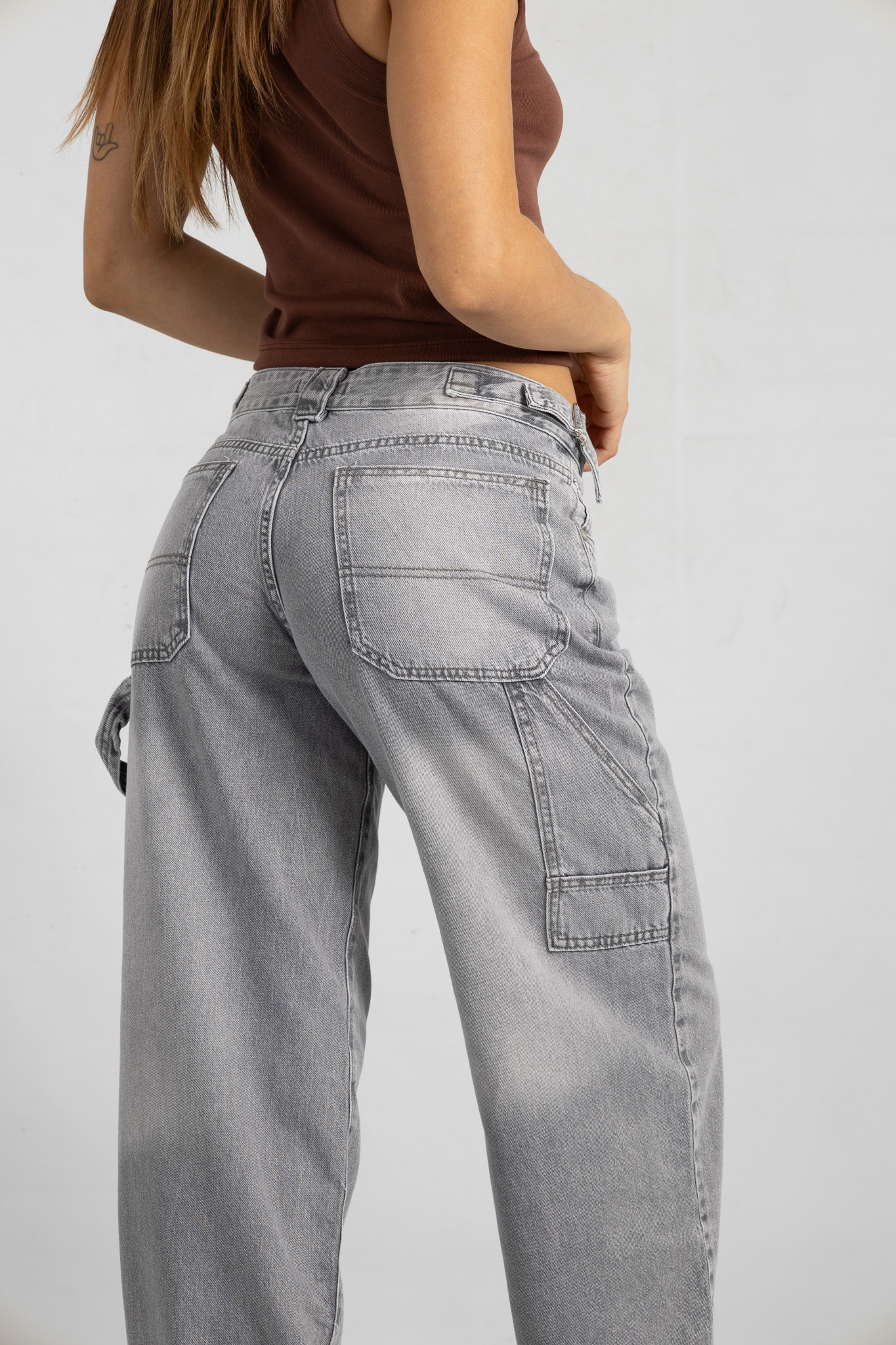 Art. 877 | Baggy Carpintero Gris Claro