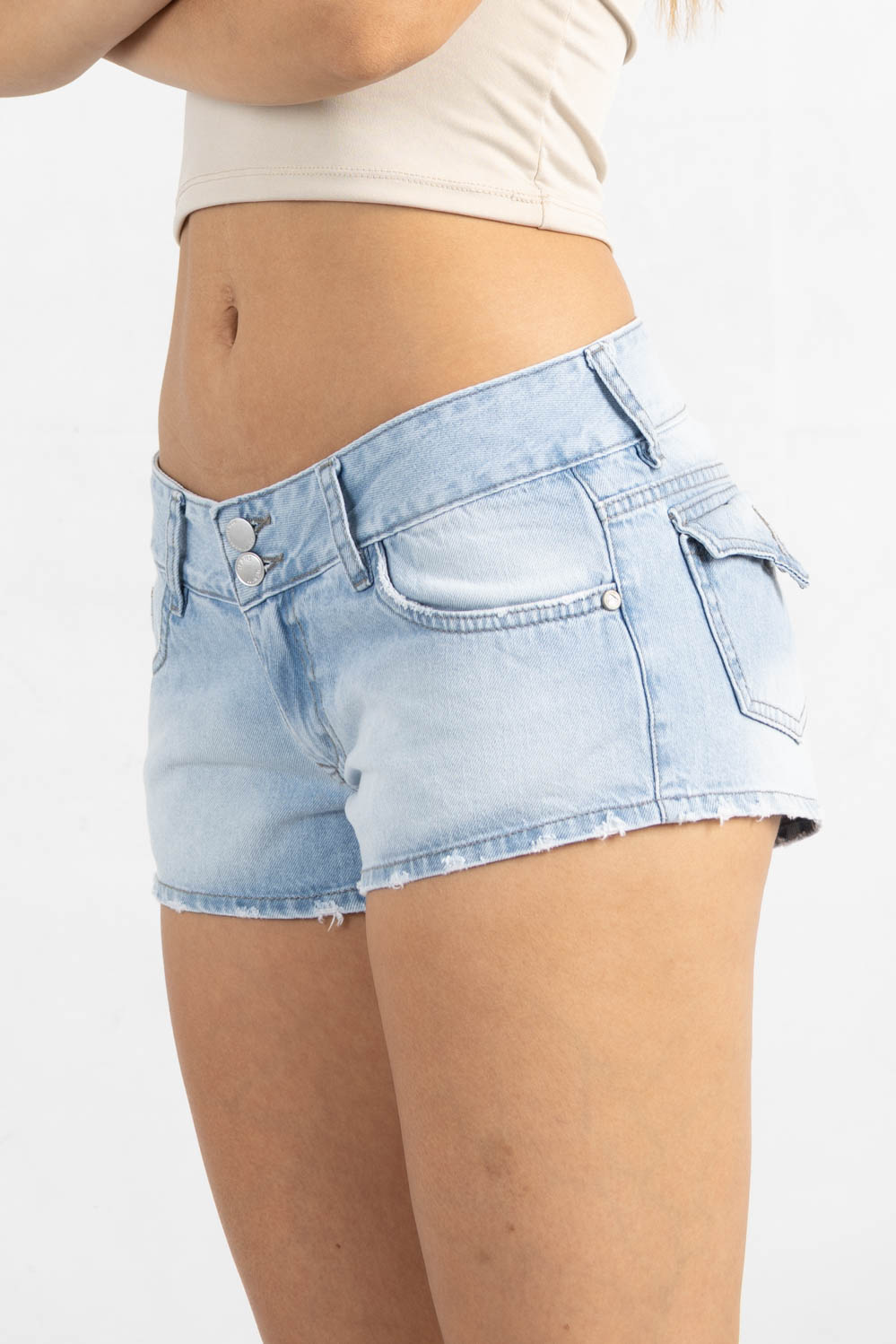 Sh-172 | Short Cori H/Gris con Tapa Trasera