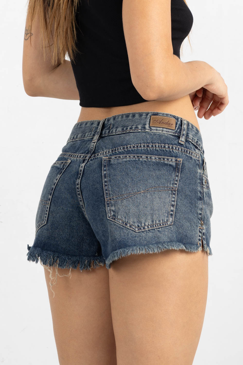 Sh-168 | Short Oxido Desfelcado Vic Star Oscuro