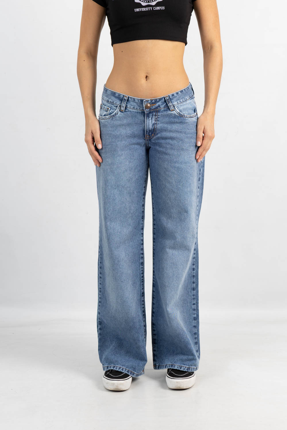 sin título (7 de 116) Art. 882 | Wide Leg Nevado Pulido Oscuro H/N