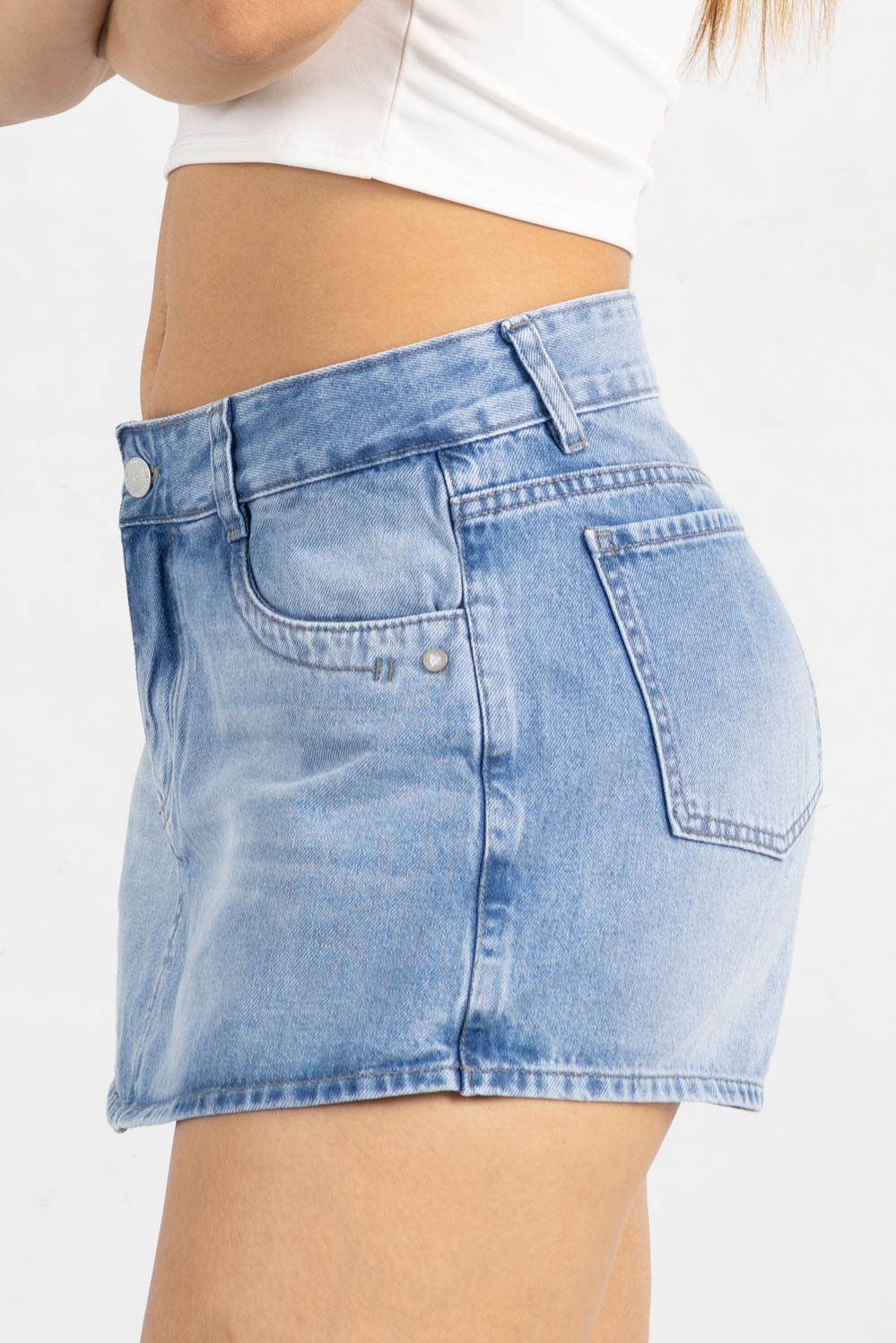 Sh-166 | Short Pollera Viral Nevado