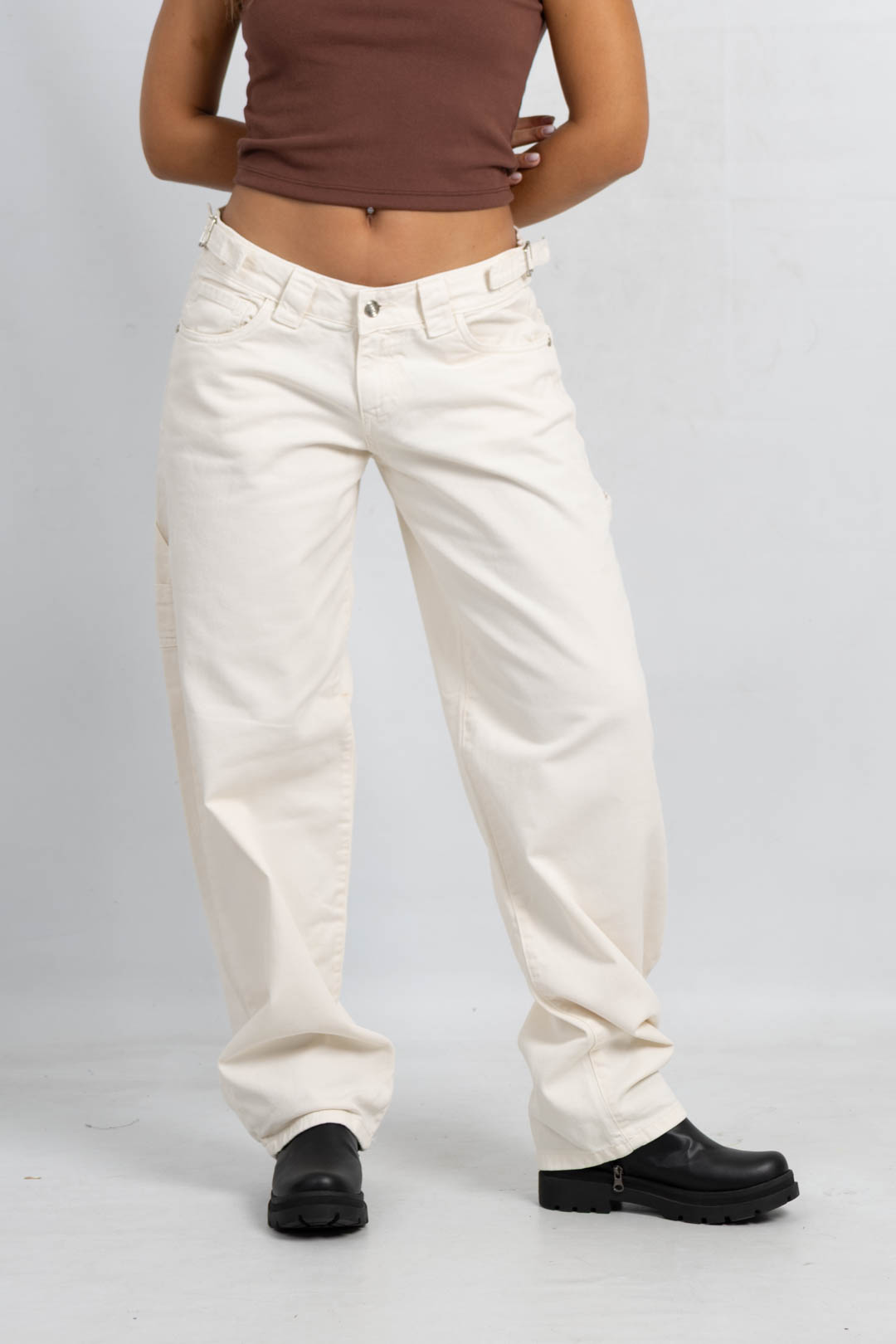 Art. 884 | Baggy Carpintero Natural C/Hebilla