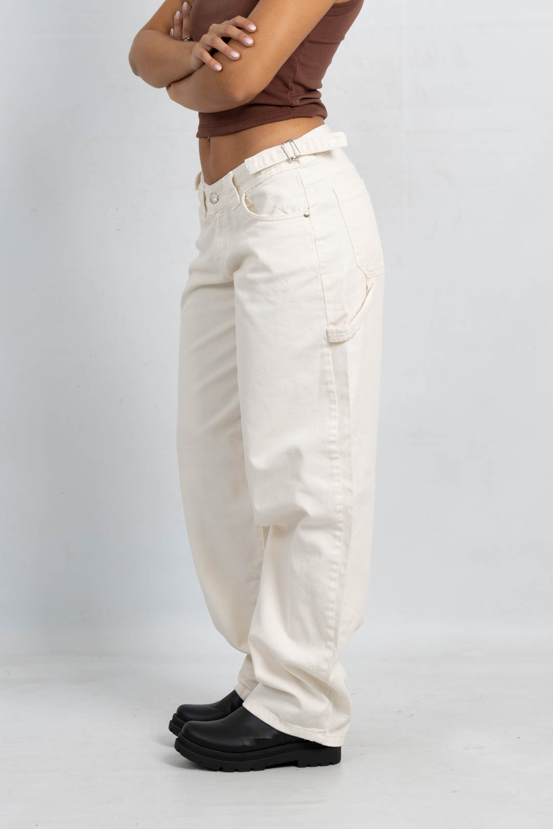 Art. 884 | Baggy Carpintero Natural C/Hebilla