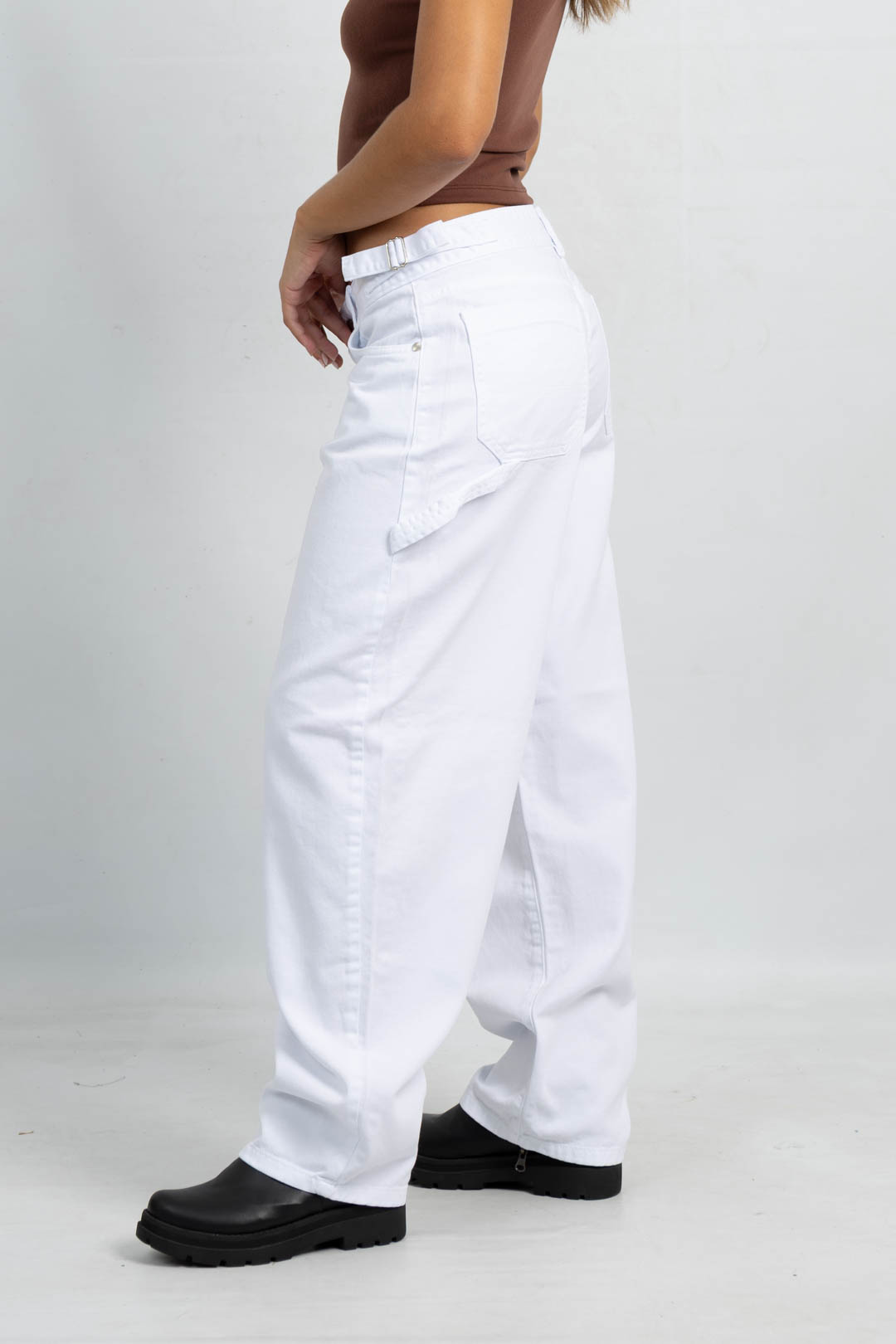 Art. 888 | Baggy Carpintero Blanco C/Hebilla