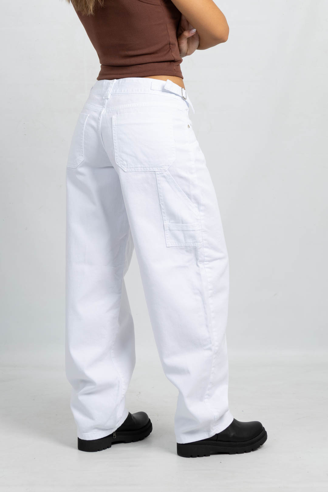 Art. 888 | Baggy Carpintero Blanco C/Hebilla