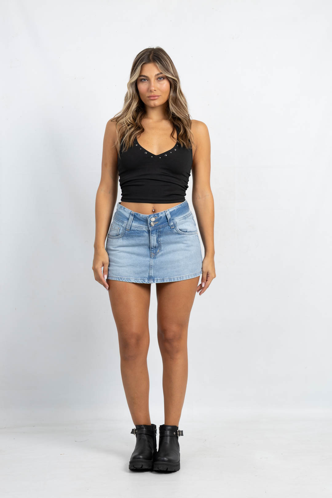 M-80 | Mini Short Nevado 2 Botones