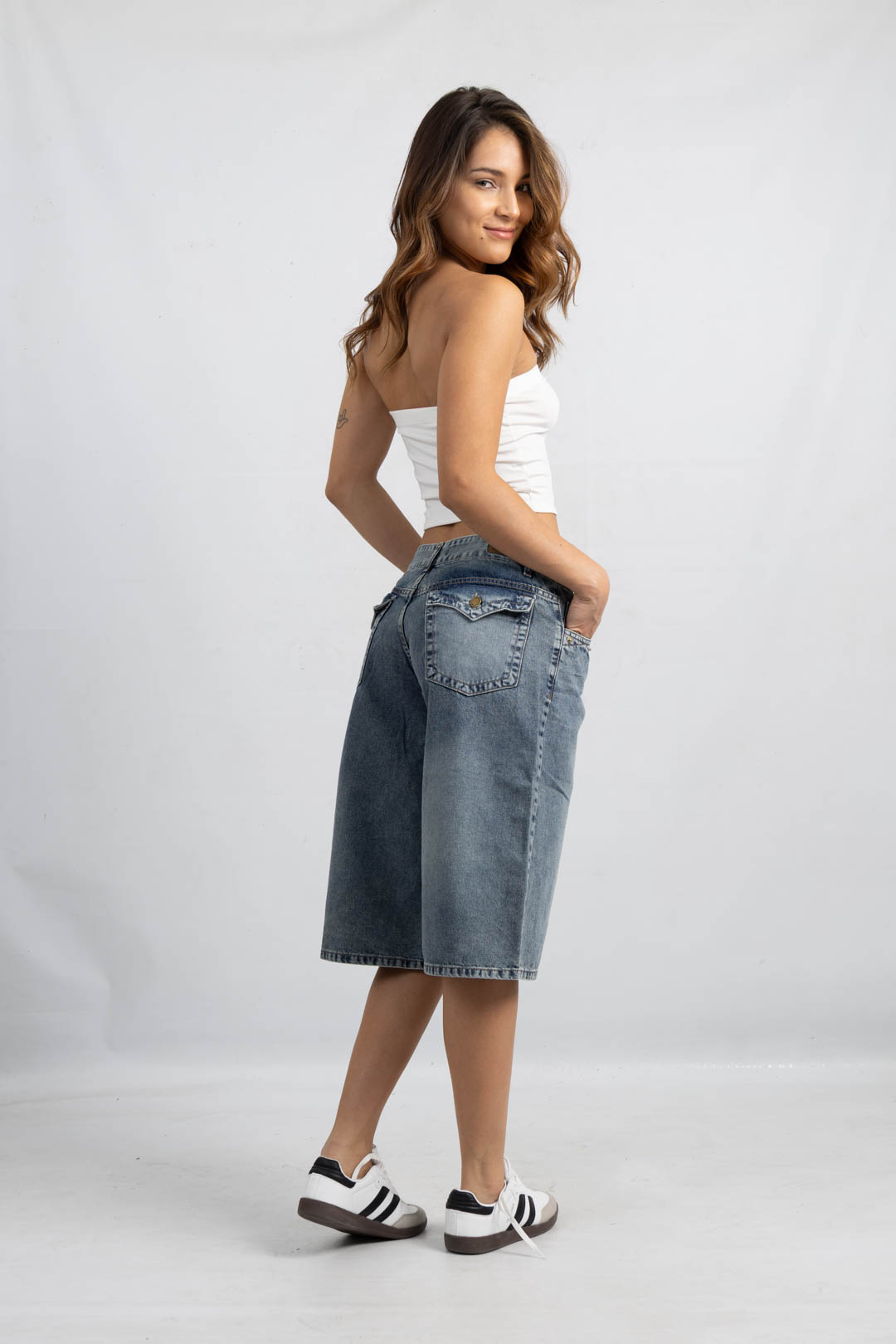 SH-195 BERMUDA BAGGY MATIZADO TAPA