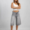 Sh-192 | Baggy Bermuda Gris Claro