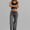 art--59 Art. 911 | Wide Leg Gris Elastizado