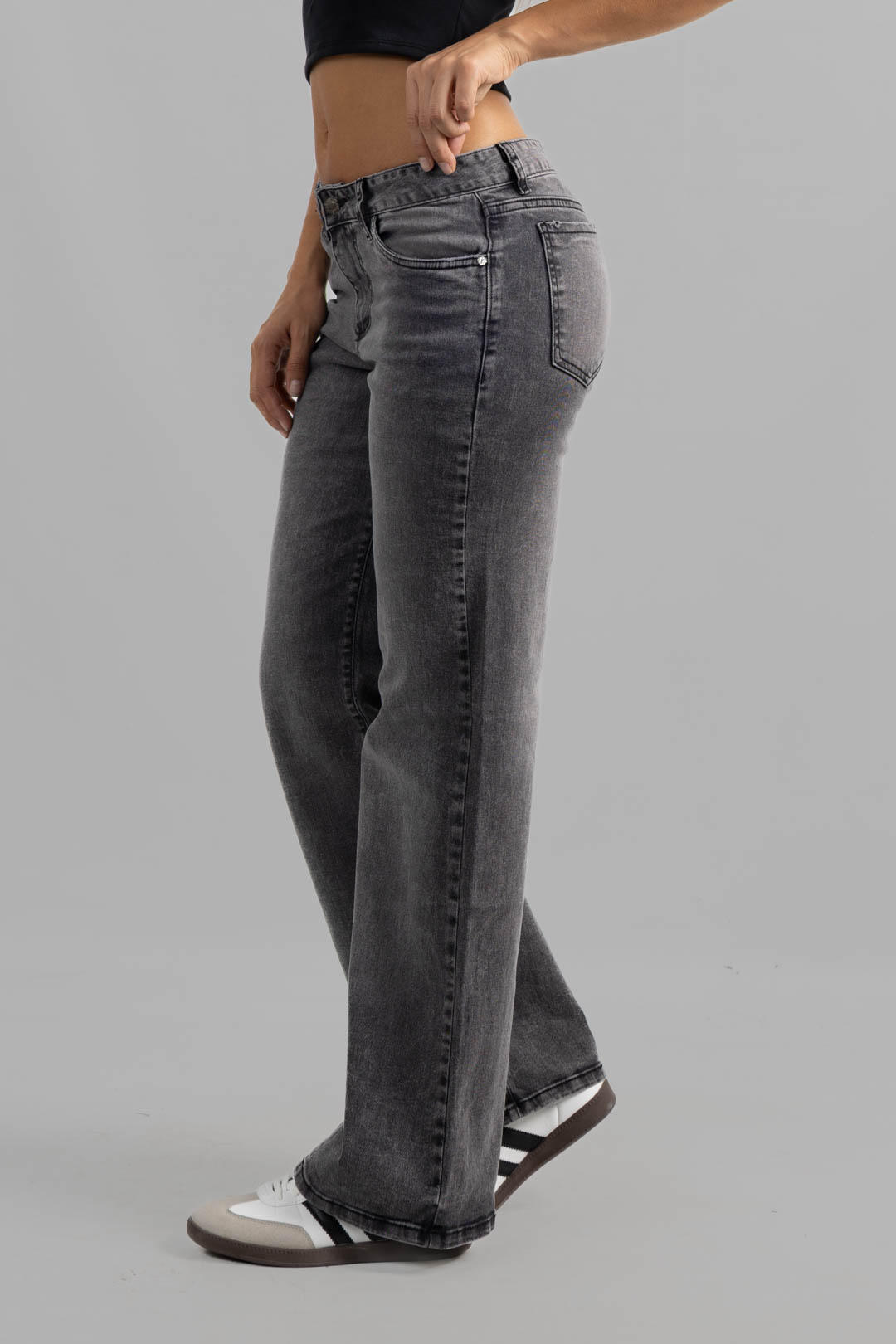 Art. 911 | Wide Leg Gris Elastizado