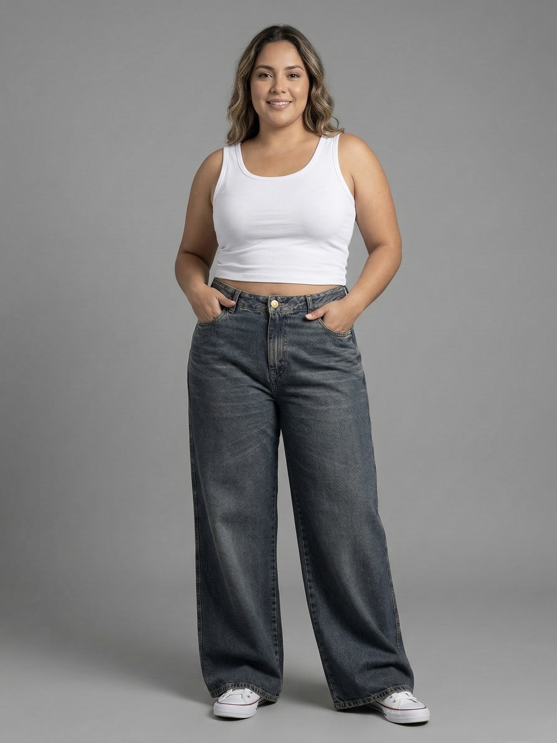 Art. 920 | Talle Especial Wide Leg Oxido Rigido