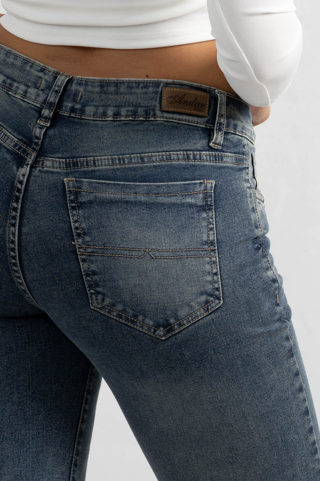 Art. 918 | Wide Leg Matizado Elastizado Tiro Bajo