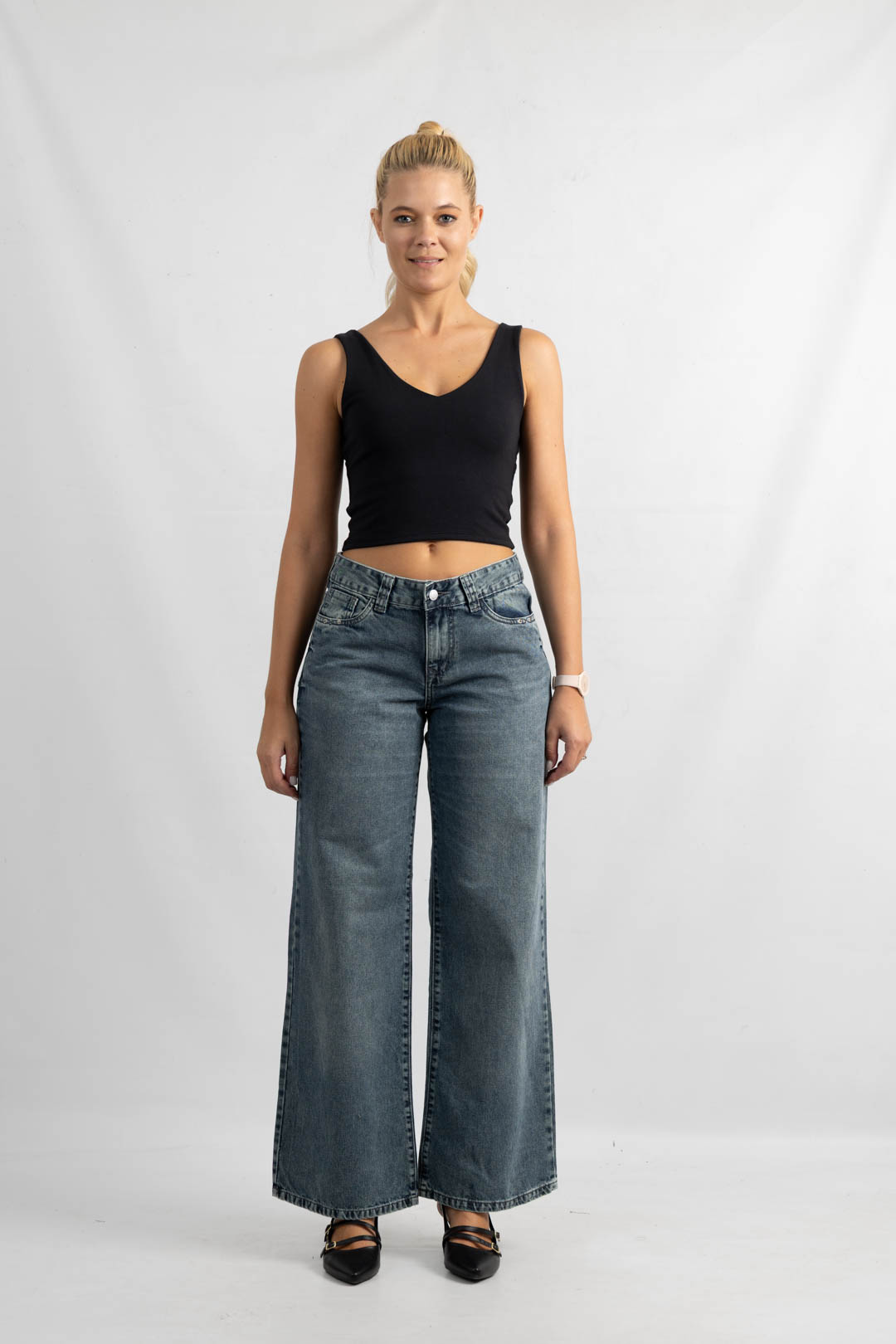 Art. 919 | Wide Leg Xime Matizado H/Gris